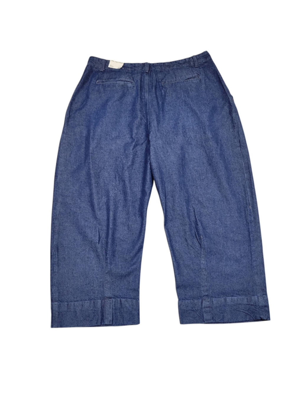 We The Free People Women Orvy New Spin Wide-Leg Denim Trousers Size 35S NWT $148 - Picture 3 of 9